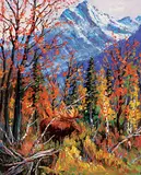 Otto Jegodtka, October Glow, 2004, oil on canvas