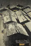 Shiro Kasamatsu, Untitled - Rooftops at Night, colour wood block on paper