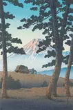 Kawase Hasui, Distant View of Mt. Fuji, from Tagonoura