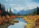 Matt Lindstrom, Untitled - Mountain Meadow