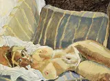 Gabor L. Nagy, Untitled - Reclining Figure on the Couch