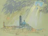 Joseph Francis Plaskett, Untitled - Sienna