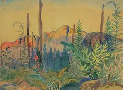 Philip Surrey, Wilderness, 1936, watercolour on paper