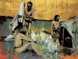 Paul Van Ginkel, The Feeling Begins, 2000, mixed media on canvas