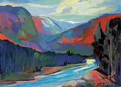 Lisa Wirth, Ghost River, 2000, acrylic on canvas