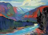 Lisa Wirth, Ghost River, 2000, acrylic on canvas