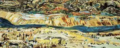 David T. Alexander, Riverbank Series #2, 1991, acrylic on canvas