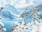 Duncan MacKinnon Crockford, First Snow Lake Louise, Alberta