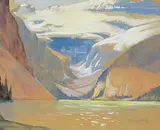 Roland Gissing, Untitled - Lake Louise, watercolour on paper