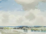 Bow Valley by Alfred Crocker Leighton, watercolour on paper, sold Nov 2017