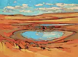 Luke Orton Lindoe, Shrinking Prairie Sloughs, Late Summer