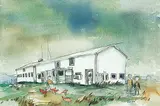 Janet Mitchell, Untitled - Meal Time, watercolour on paper