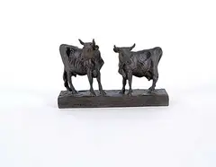 Joseph Fafard, Cattle 4 / 3, 1996, bronze sculpture