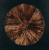 Arthur Fortescue Mckay, Untitled - Brown Mandala on Black, 1967, enamel on wood board