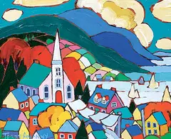 Terry Ananny, Passage du Gaspesie, acrylic on canvas