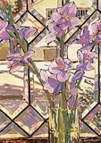 William Duma, Bevelled Window, acrylic on canvas board