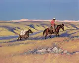 Richard Audley Freeman, Sunup, oil on wood board