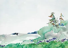 Robert Genn, Untitled - From Painter's Lodge, watercolour on paper