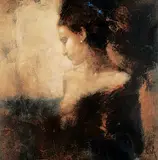 Josep Domenech Sanchez, Untitled - Profile of a Nude, 2001, acrylic on canvas