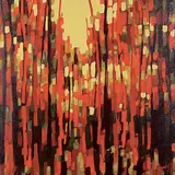 Diana Rae Zasadny, Imagined Forest, acrylic on canvas
