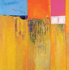 Lee Beames, Seasonal Rhythms, 2003, acrylic and sand on canvas