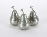 Carrol Boyes, Three Pewter Pears, pewter sculpture