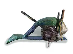 Lesley Drisdale, Siren [Ella], 1996, paper mache and mixed media sculpture