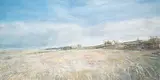 Sue Heathcote, Along the Rockyford Road, 2012, mixed media on canvas board