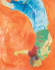 Patrick Grassick, Defying Gravity, 2007, acrylic on canvas