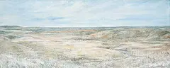 Sue Heathcote, November Moving In, South of Standard AB, 2013, mixed media on canvas