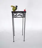 Ken Hutchinson, Untitled - Bee and Cherry Stand, 2014, painted metal sculpture