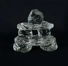 Brian J. Kelk, Inukshuk, glass