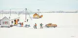Robert Muskego, Untitled - Returning from the Hunt, 1982, watercolour on paper