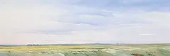 Judith Nickol, Late Afternoon Light, watercolour on paper