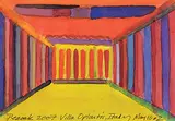 Graham Peacock, Villa Oploutis, Italy May 10 #2, 2007, watercolour on paper