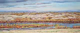Adeline Rockett, Along the River, 1992, acrylic on canvas