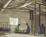 Allen Sapp, Fixing a Harness