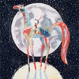 Janice Iniskim-Aki Tanton, No Dream is Too Big, 2015, oil on canvas