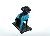 Michelena Bamford, Bow, painted fibreglass and mixed media sculpture