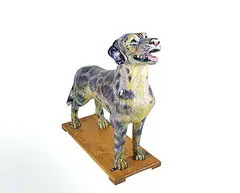 Anna Pederson, Ed, painted fibreglass and mixed media sculpture