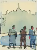 John Koerner, Luxembourg 16.5.35, 1935, watercolour on paper