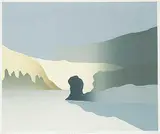 Norman Antonio Onley, Red Deer River - The Sulpetro Edition #8/50, 1985, colour silkscreen on paper