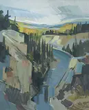 Jim Vest, Gorge Off South Canol Rd. Y.T.