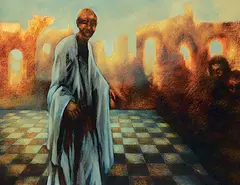 Michael Burns, Untitled - The Keeper, oil on canvas