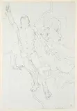 Ivan Eyre, Untitled - The Sketch Class, 1964, graphite on paper