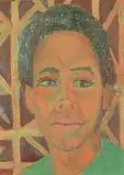 Shirley Tyson, St. Lucia, W.I. by Illingworth Kerr, 1969, oil on wood board, sold Apr 2017