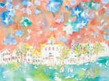 Janet Mitchell, The Park in the Heart of Town, 1980, watercolour on paper