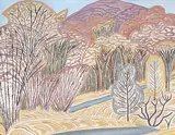 Isabel McLaughlin, Untitled - Haliburton, 1962, oil on canvas board