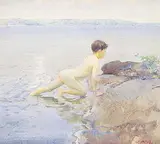 Walter J. Phillips, The Bather [Ivan AKA Pip]