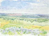 Catherine Perehudoff, Untitled - Benn Callarch, Sky, 1980, watercolour on paper